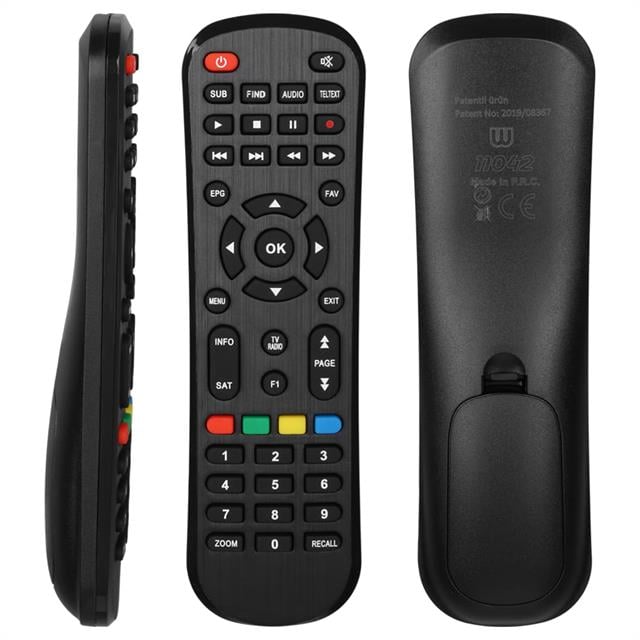 Magbox Uranüs / Rose 8030 HD / Digipol DP88 / Riosat RHD-900 / Mastertech MR-800 HD Uydu Kumandası