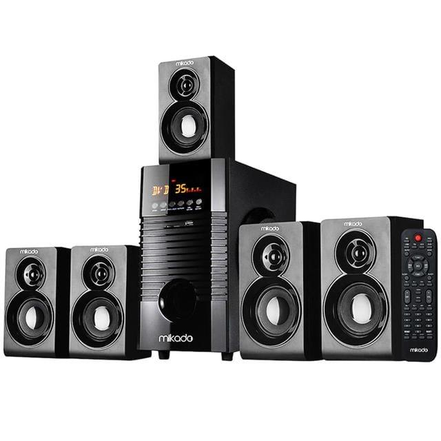 Mikado MD-856BT USB-SD-FM Destekli Multimedya 5+1 Bluetooth Speaker