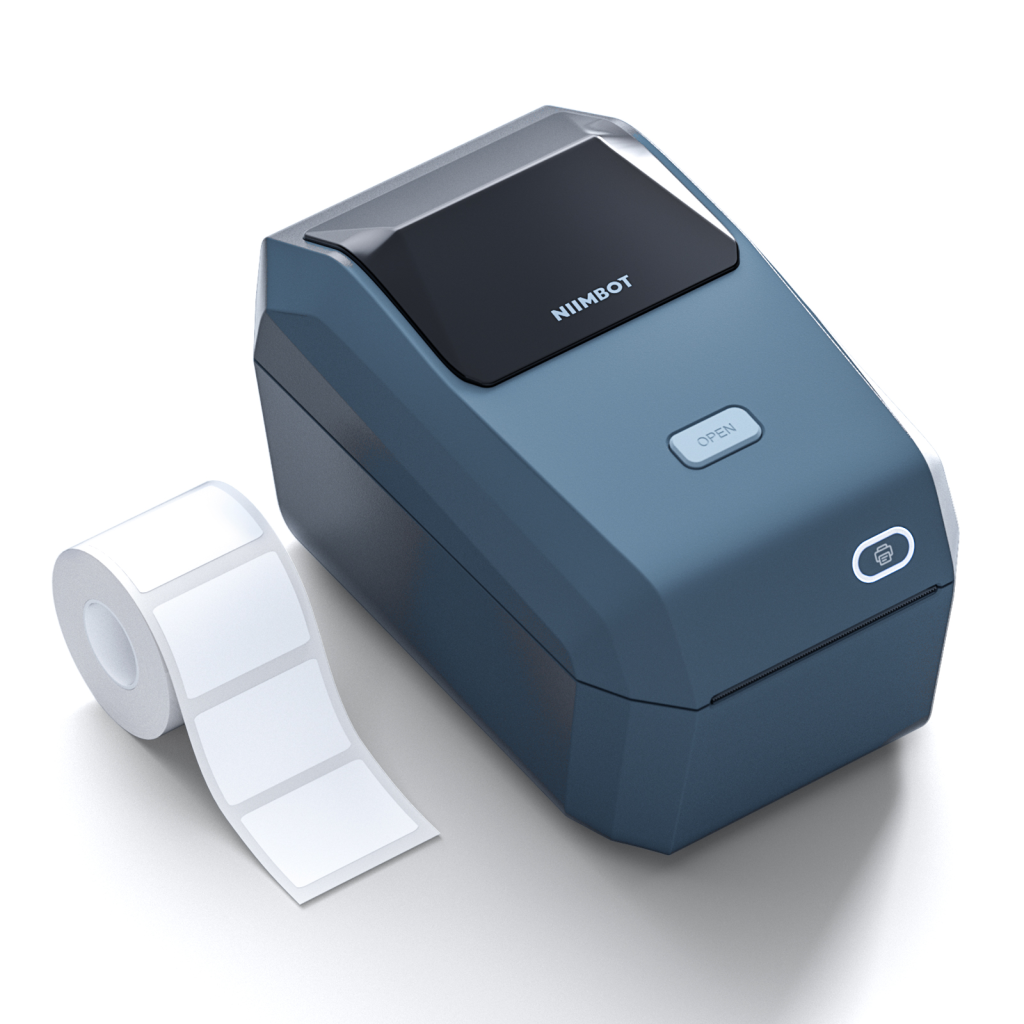 NIIMBOT K3, Taşınabilir, Mürekkepsiz, Termal Etiket Yazıcı (Bluetooth, Wifi) Uzay Mavisi