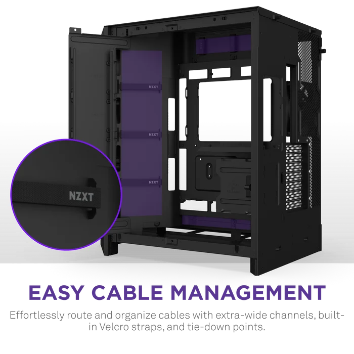 NZXT H9 FLOW CM-H92FB-01 Gaming Mid Tower PC Kasası