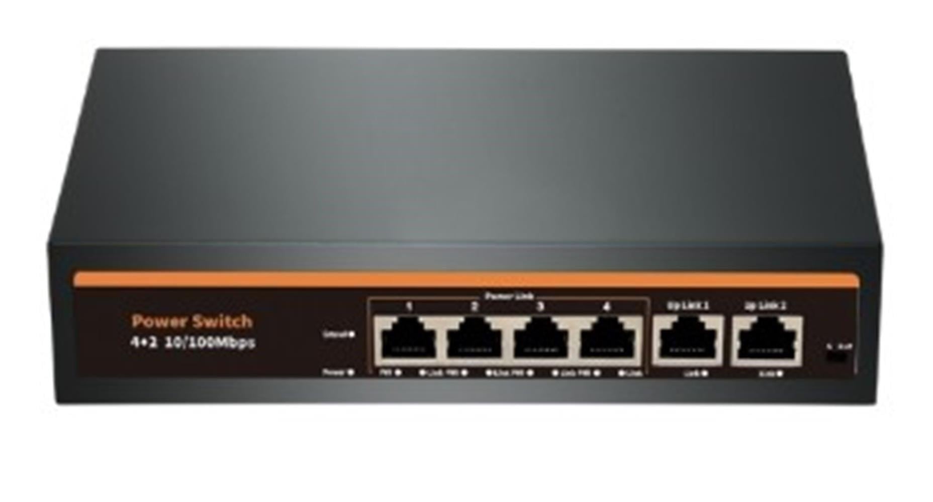 Nova NVC-INTSF0420FB2L 24V INTERCOM 4+2 PORT POE SWITCH (10-100)