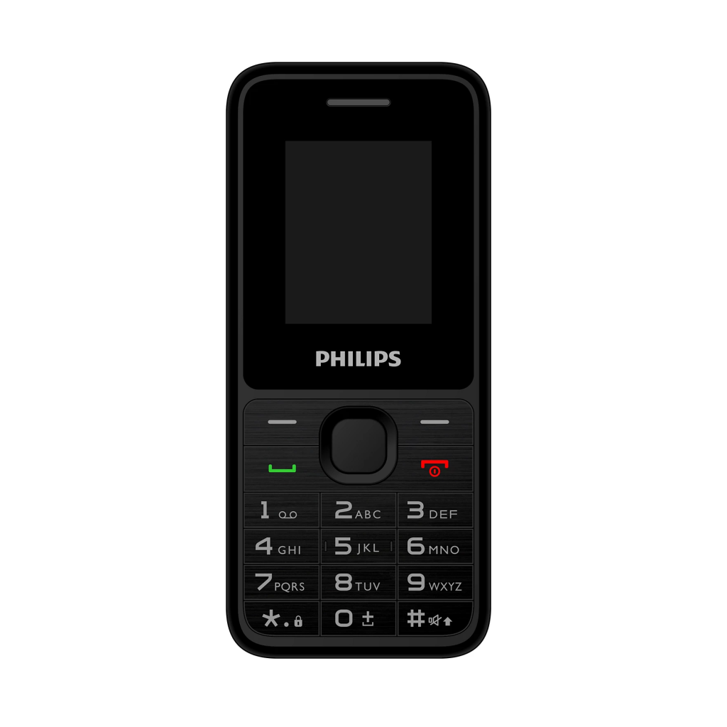PHILIPS Xenium E2125, 32Mb, Siyah, 32Mb Ram, 1,77inc Ekran, 4G Çift Sim Desteği, FM Radyo, 1700mAh Pil, El Feneri, Türkiye KVK Garantili