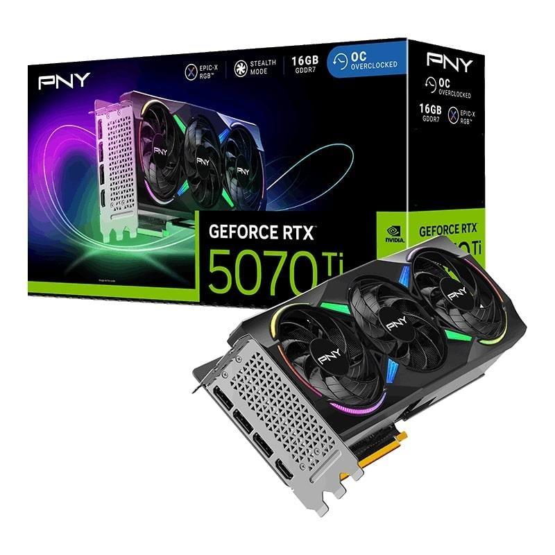 PNY RTX 5070 Ti EPİC-X ARGB OC 16GB GDDR7 256Bit (VCG5070T16TFXXPB1-O) Ekran Kartı