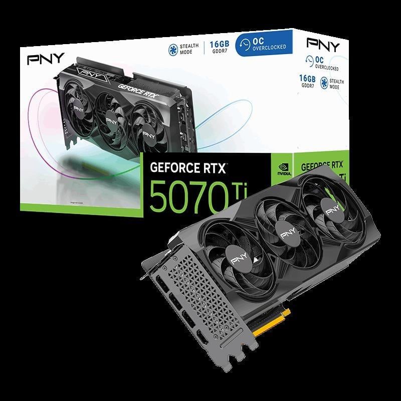 PNY RTX 5070 Ti OC 16GB GDDR7 256Bit (VCG5070T16TFXPB1-O) Ekran Kartı