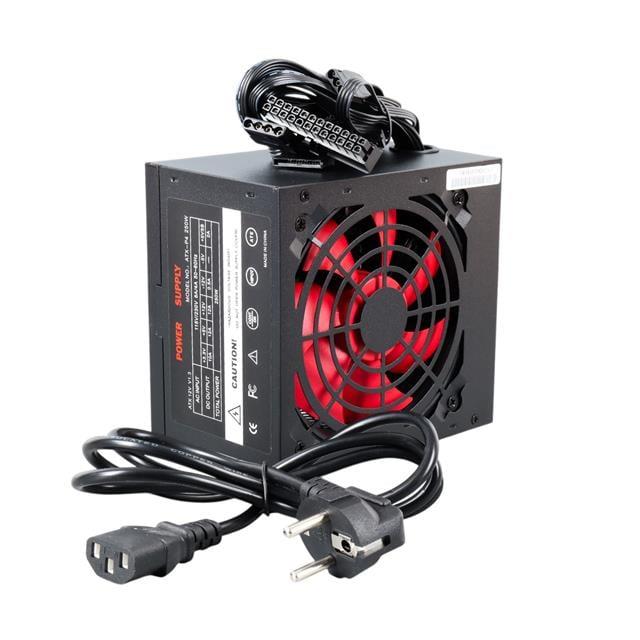 PowerMaster PEAK-250W 250 Watt Peak PC Power Supply 12V 24 Pin