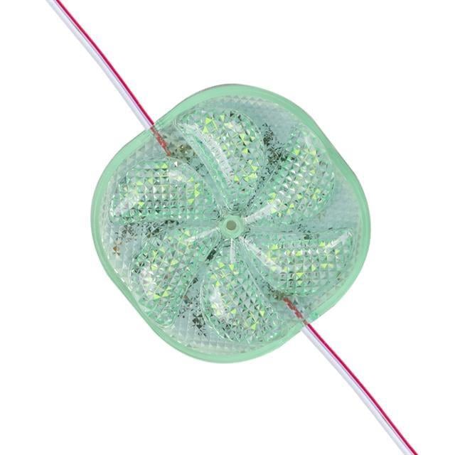 PowerMaster PM-14699 12 Volt 3 Watt Yeşil Yanıp Sönen Çakar 6565-2835 Modül Led 65x65x12mm