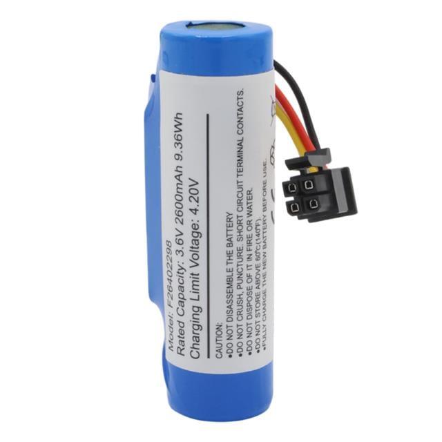 PowerMaster PM-24803 3.6V 2600mAh 4 Pin Soketli Beko Yazar Kasa Pos Cihazı Pili 18650 Lityum Batarya (VPS906R)