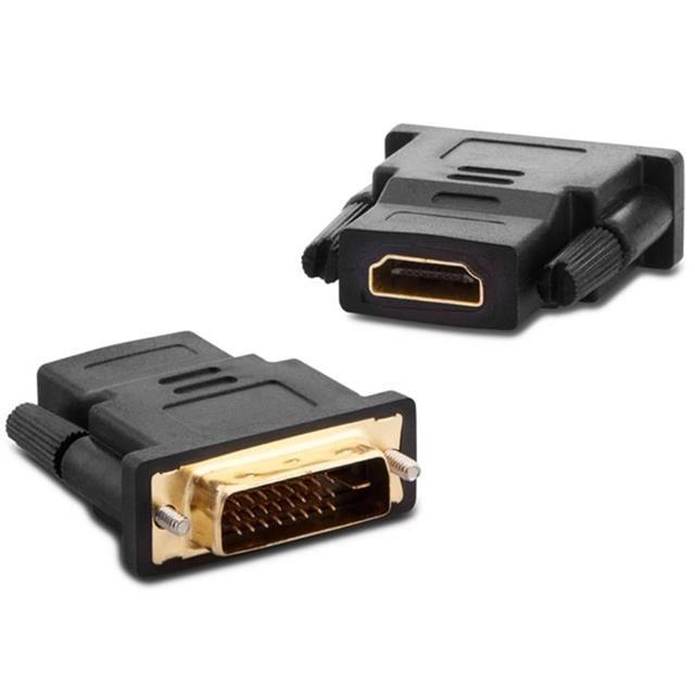 Powermaster 24+1 Pin DVI Erkek - HDMI Dişi Çevirici Jack