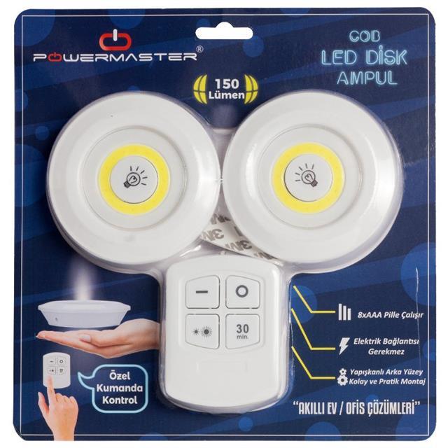 Powermaster Cob Led Kabin Ampul Kumandalı