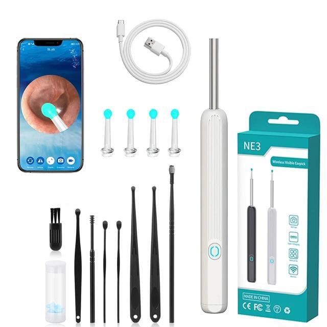 Powermaster PM-24064 Endoskop Kameralı Kulak Temizleme Seti