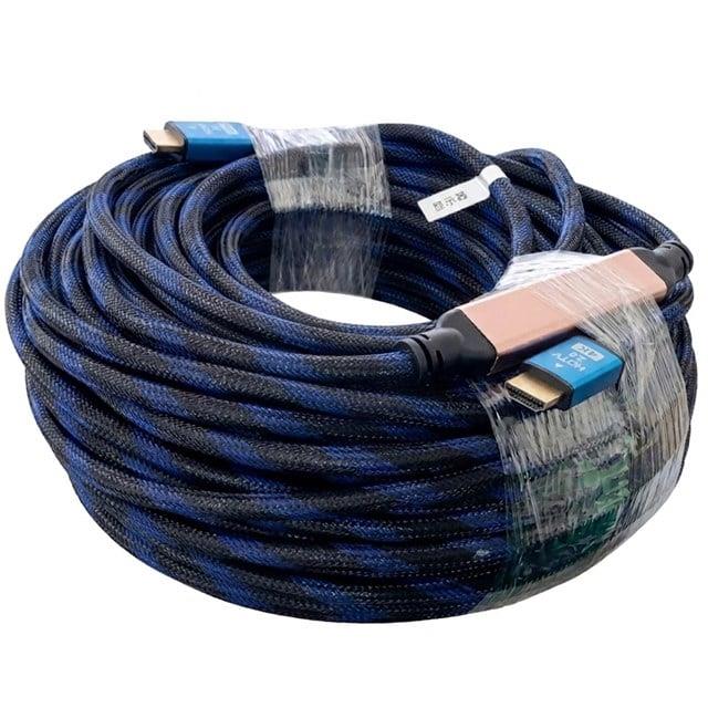 Powermaster PM-32806 Örgülü Chipsetli Çift Filtreli 40 Metre 4K HDMI 2.0 Görüntü Aktarım Kablosu