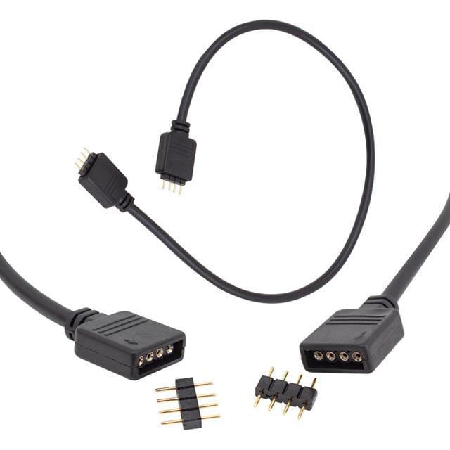 Powermaster RGB Led Bağlantı Erkek-Dişi Jumperlı 4 Pin Kablo