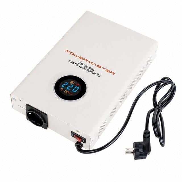 Powermaster SLIM-1000 Otomatik 1000 Watt Voltaj Kombi Regülatörü