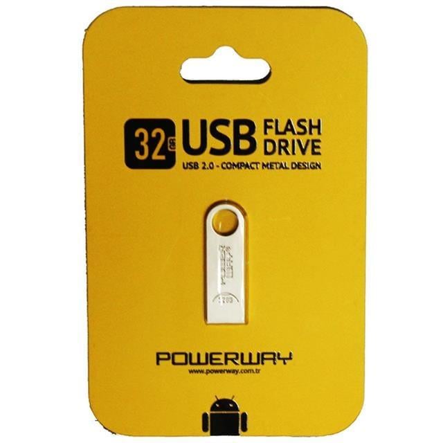 Powerway 32 Gb Metal Tip USB Flash Bellek