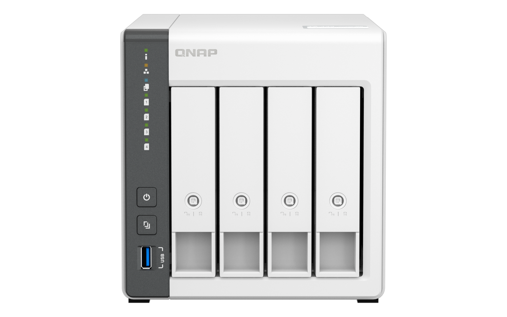 QNAP 4diskli ARM QC-4GB RAM-2.5GbE Nas Server TS-433-4G Distribütör Garantili