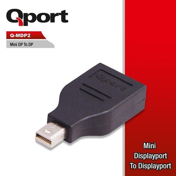 QPORT Q-MDP2 mDP-DP Çevirici Adaptör