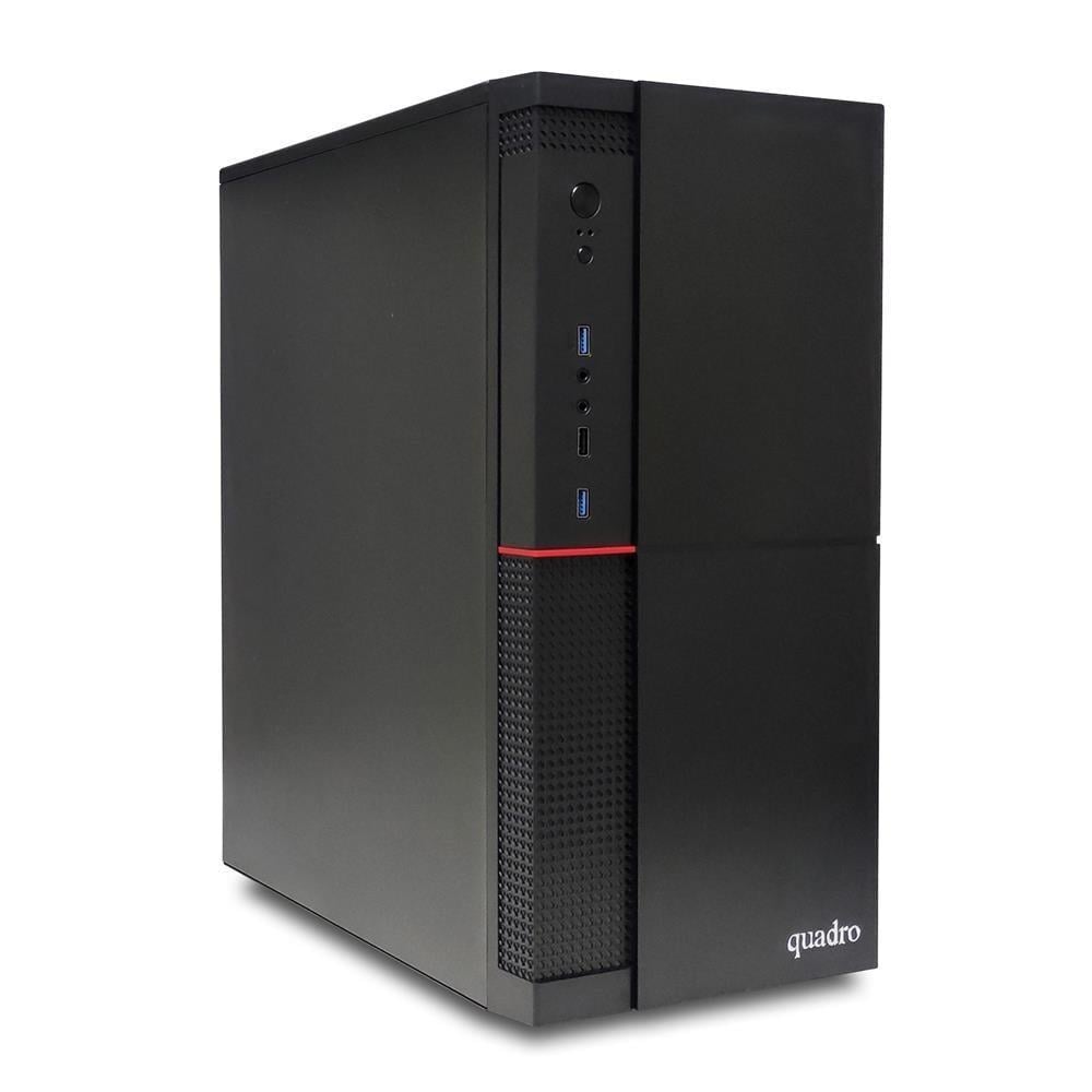 Quadro Solid DHA- 41825 Ci3 4130 3.4Ghz 8gb 256gb SSD ONB VGA Freedos Masaüstü Bilgisayar -DVD YOK-