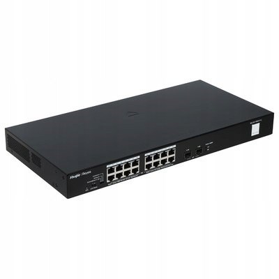 RUIJIE 16port PoE 247w 2-SFP Gigabit Yönetilemez Switch RG-ES118GS-P-L