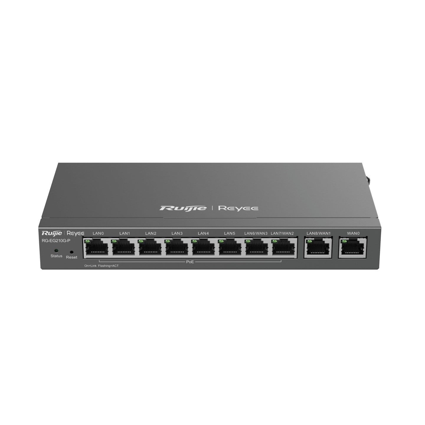 RUIJIE REYEE RG-EG210G-P 8 PORT 10/100/1000 7 PORT POE/POE+ 70 WATT YONETILEBILIR RACKMOUNT GATEWAY