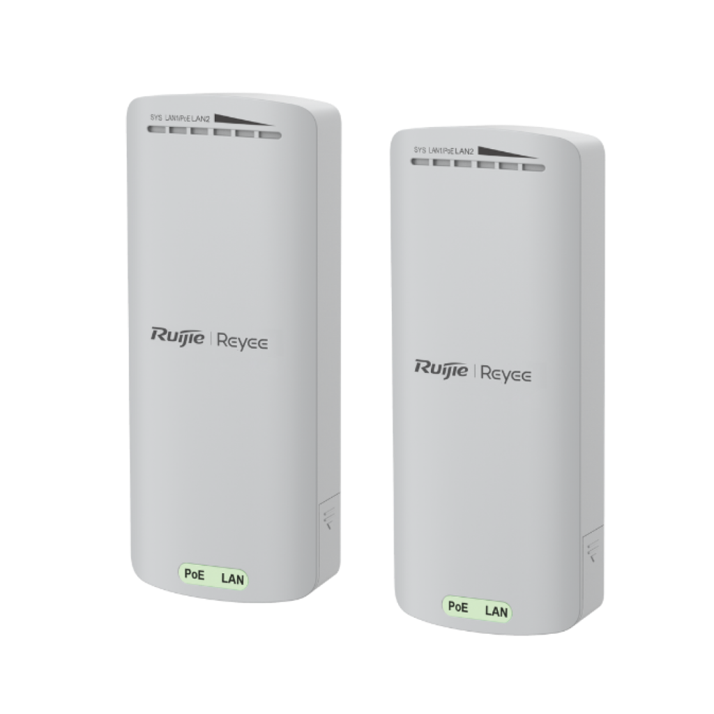 RUIJIE Reyee RG-EST100-E 2,4Ghz., 300 Mhz., Dış Ortam Noktadan Noktaya Acces Point (Kutu İçeriği 2 Adet )