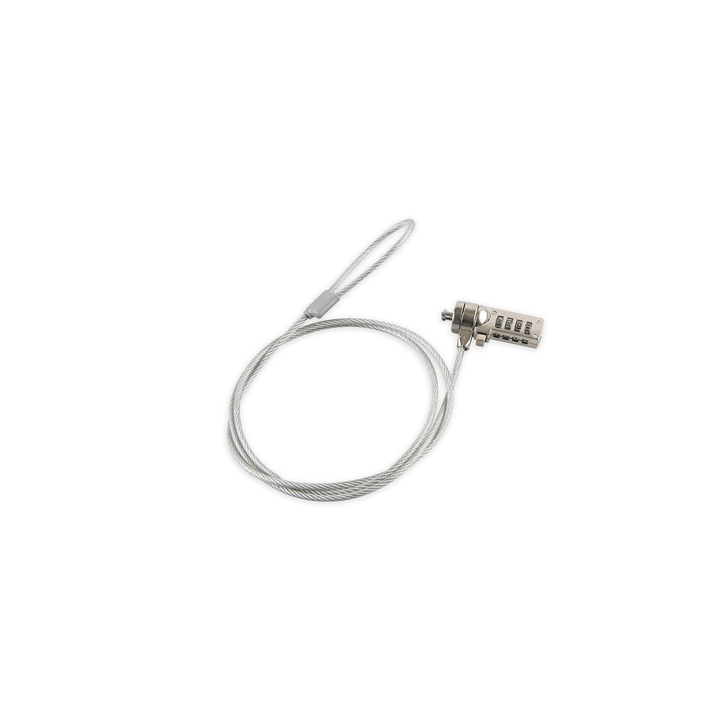 S-LINK SL-S202, Şifreli Notebook Kilidi, 110cm, Kaplamalı Çelik Kablo.