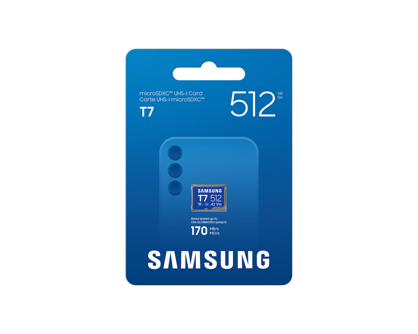 SAMSUNG 512GB T7 MB-MB512T/WW microSD Hafıza Kartı