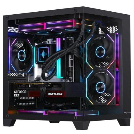 SEGOTEP U502 550W 80+ 3x ARGB FAN MICRO ATX 1xUSB 3.0 / 1xUSB 2.0 SİYAH KASA