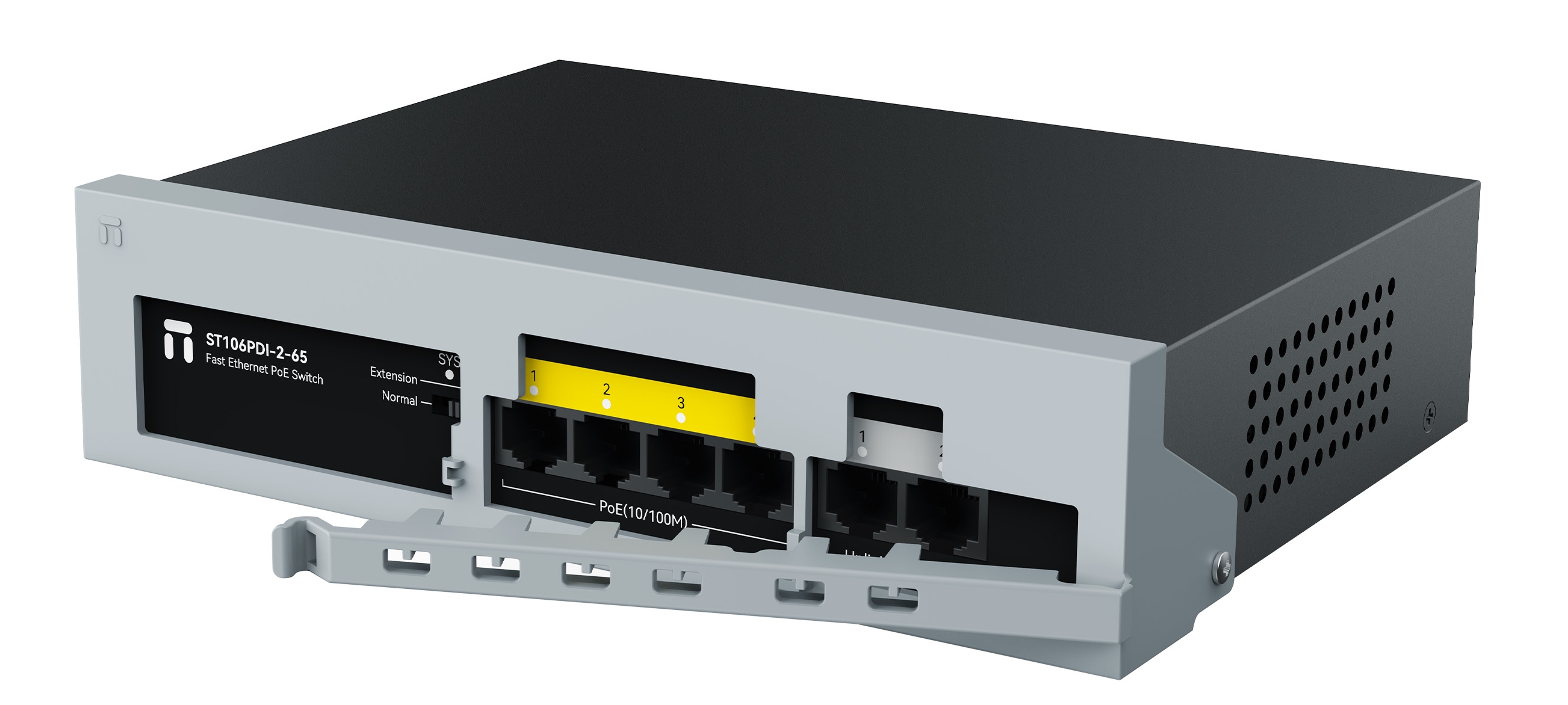 STONET 6port PoE 65W 2-Uplink 10/100 Yönetilemez Switch ST106PDI-2-65