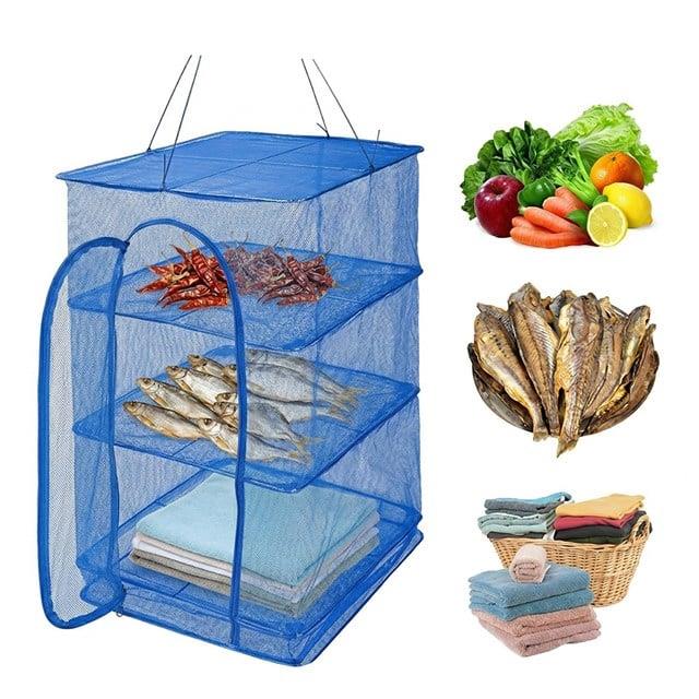 Sunup SN-29685 Sinek Geçirmez Sebze Meyve Ve Balık Kurutma Filesi