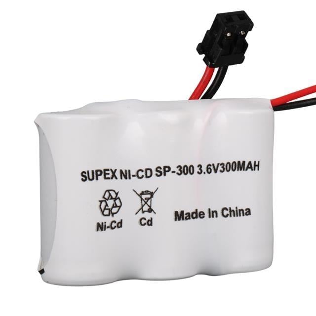 Supex SP-300 NI-CD Kısa Açık 3.6 Volt 300mAh Telsiz Telefon Pili