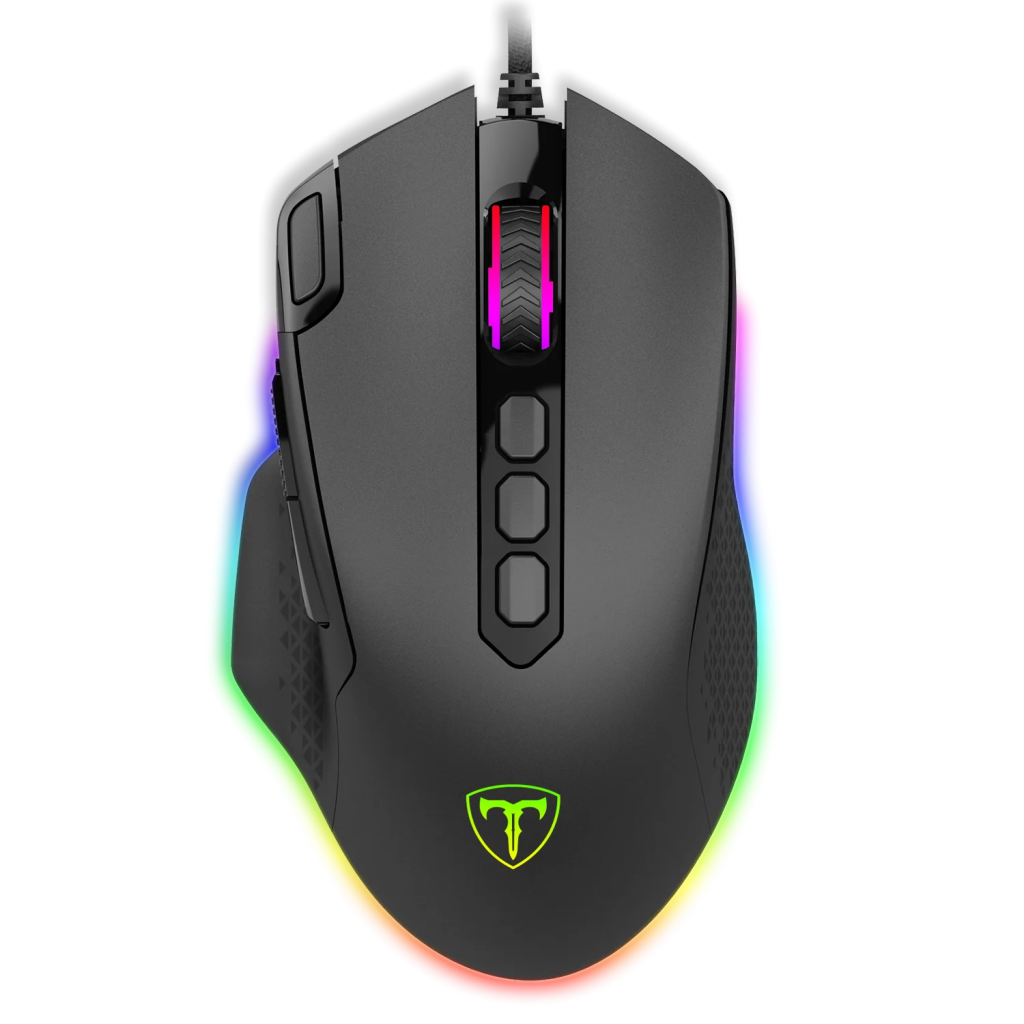 T-DAGGER T-TGM305-A, Bettle Air, RGB Backlight, 10 Programlanabilir Buton, USB Kablolu, 8.00DPI, Gaming Mouse