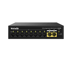 TENDA SG110PC 10PORT GIGABIT 10/100/1000 POE+ SWITCH