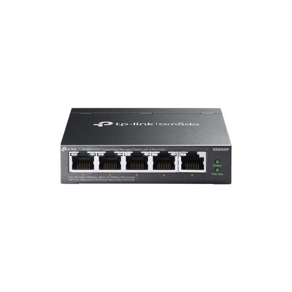 TP-LINK ES205GP 5 PORT YÖNETİLEBİLİR 65W POE SWITCH