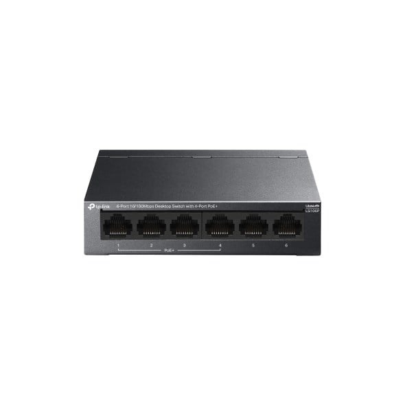 TP-LINK LS106P 6PORT 10/100 YÖNETİLEMEZ POE SWITCH
