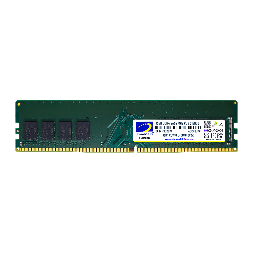 TwinMOS MDD416GB2666DWO, 16GB, DDR4, 2666MHz, 1.2V Desktop Ram