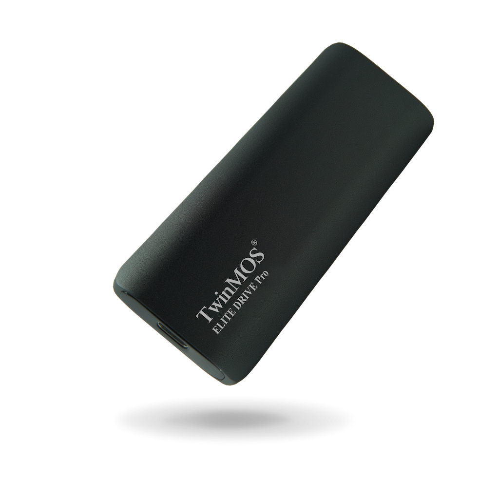 TwinMOS PSSD1TBEDP, 1TB, Taşınabilir External SSD, USB 3.2, Type-C (Dark Gray)