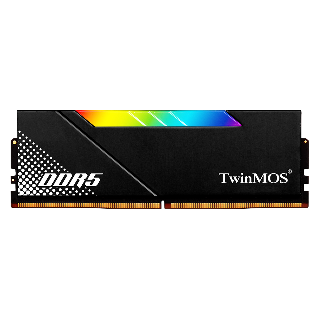 TwinMOS TMD516GB6000URGB36B, VoltX, 16GB,  DDR5, 6000MHz, CL36, 1.35V, RGB, Desktop Ram (Soğutuculu)