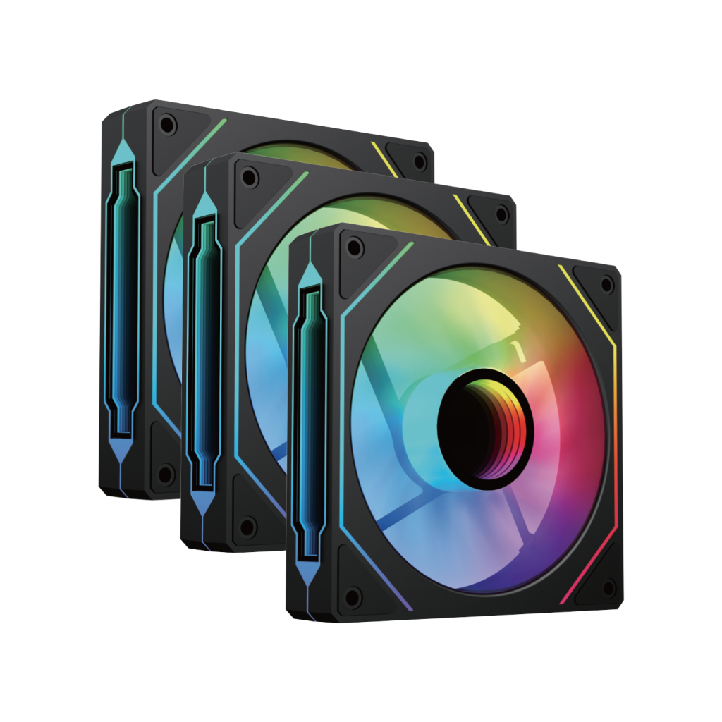 VENTO VF1202FI, 120mm, ARGB, Kasa Fanı, 3-lü Paket