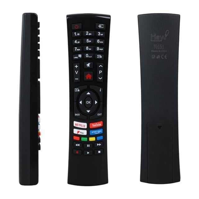 Vestel R/C 4391P, 70U9600 - Hi Level 49HL660 Black Fplay -Netflix - Youtube - Play Tuşlu Lcd Led Tv Kumanda
