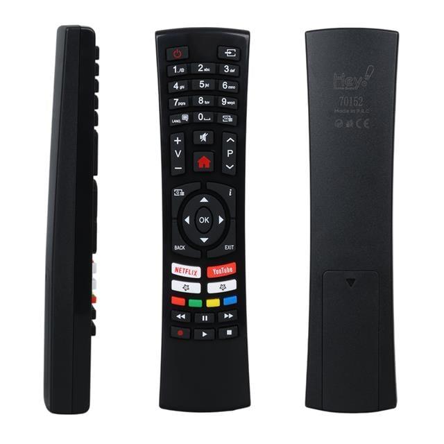 Vestel RC4390 30100824 - 49FD7400 / Telefunken D40U297M4CW Netflix-Youtube Tuşlu Küçük Kalıp Lcd-Led Tv Kumanda