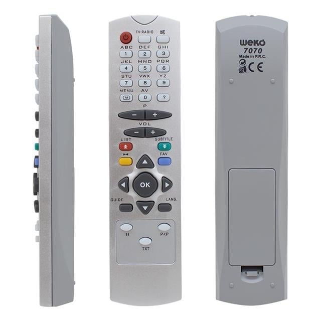 Vestel Seg 5000 FTA Uydu Alıcı Kumandası