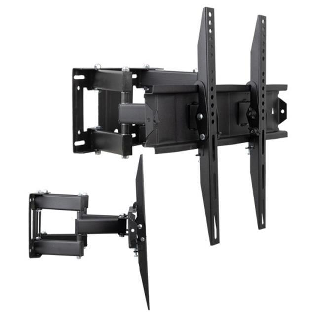 Vontech VT-852 HC Pro 55-85'' Çift Kollu Kilitli Hareketli Televizyon Duvar Askı Aparatı
