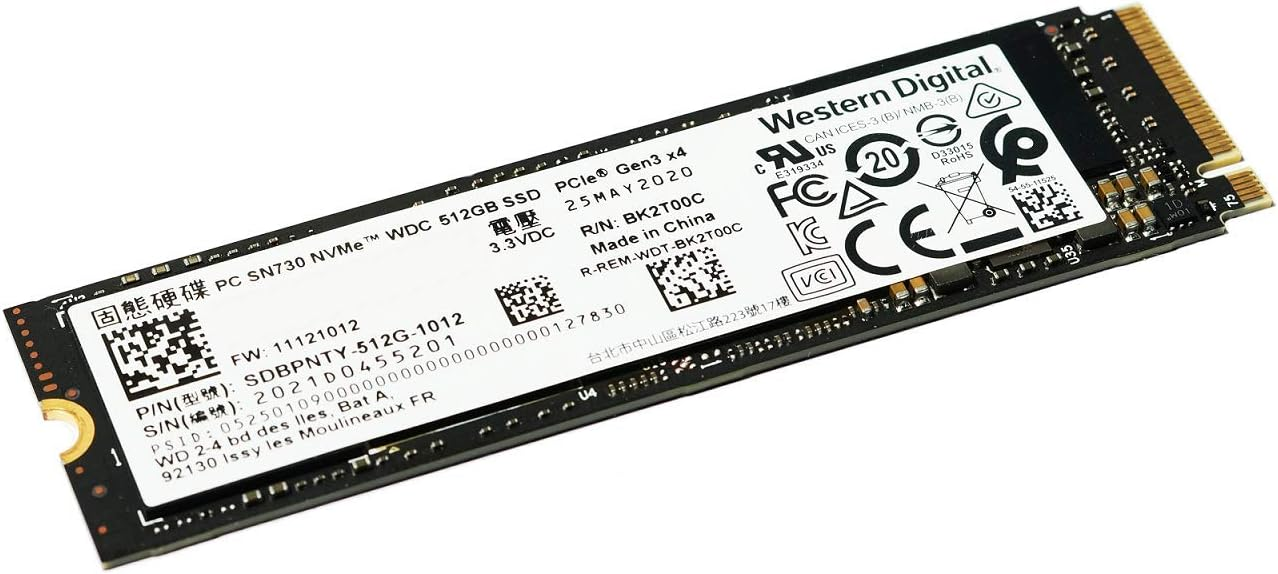WD 512GB BLACK R-R-WDT-MLBSMO 3500-2500MB/s 2280 M2 NVME GEN4 Disk Kutusuz