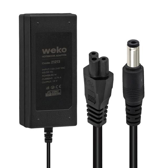 Weko 19 Volt 4.74 Amper 90 Watt Notebook Adaptör (5.5*2.5 Uçlu)