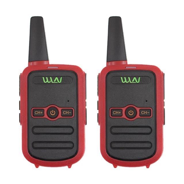 Wln KD-C51 16 Kanal 3-5 Km Kırmızı Kasa İkili Telsiz (Şarj Aleti Dahil)