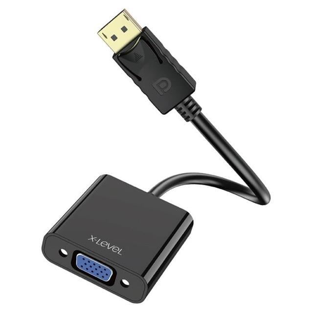 X-Level XCC7801 DP Display Port Erkek TO VGA Dişi Çevirici Kablo (X-THING)