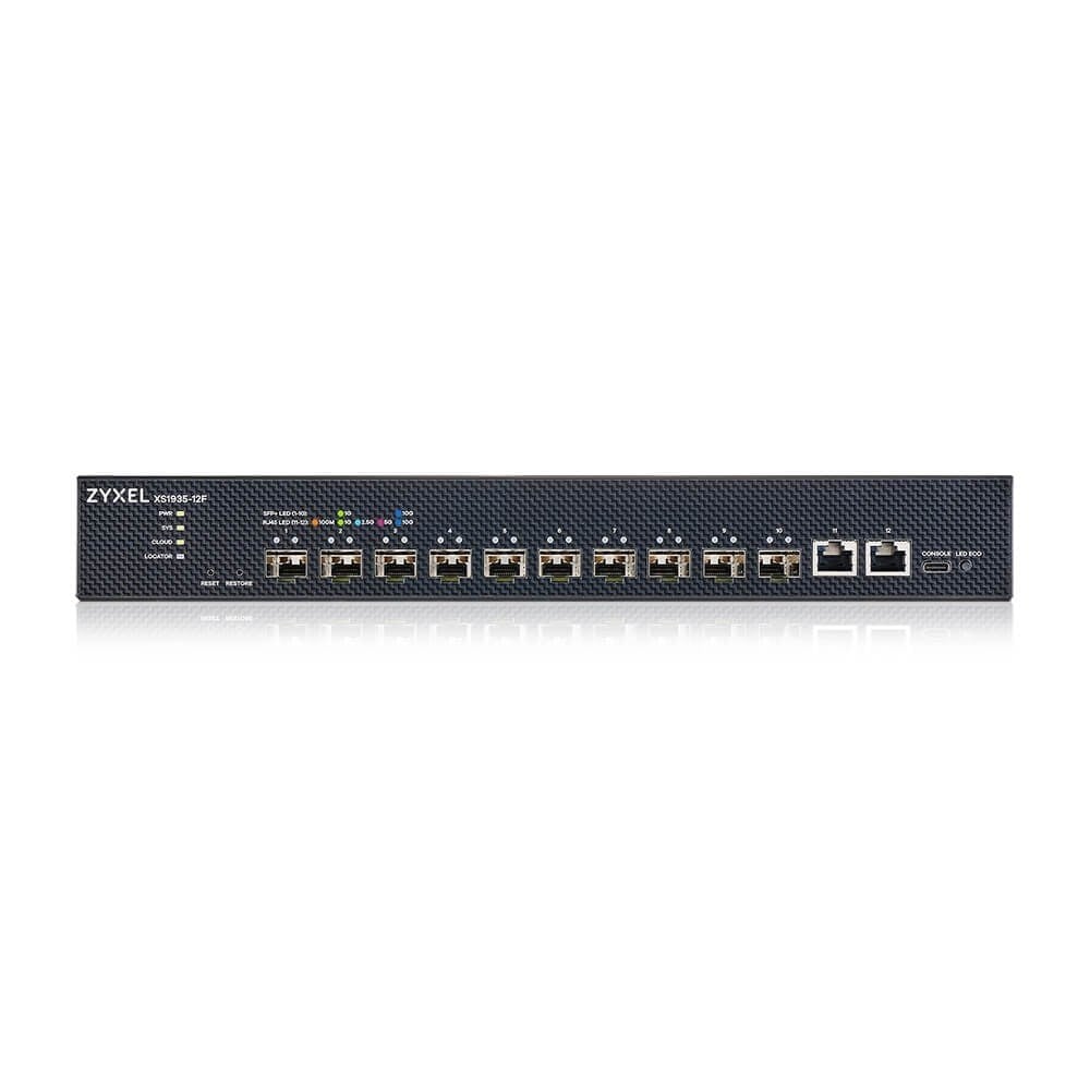 ZYXEL 10-10GbE SFP+ / 2-10GbE Uplink Layer 3 Yönetilebilir Switch XS1935-12F