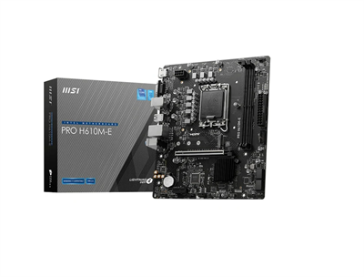 MSI Pro H610M-E Intel LGA1700 DDR5 Micro ATX Anakart