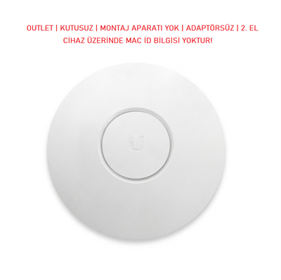 Ubiquiti UBNT UAP-LR 2,4 Ghz UniFi Enterprise AP-Long Range 300Mbps Access Point | Kutusuz | Outlet | Adaptörsüz | Montaj Aparatı Yok | 2. El