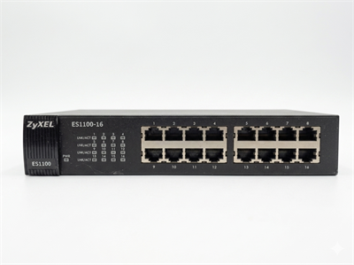 Zyxel ES1100-16 16 Port 10/100 Mbps Switch 2. El | Outlet | Kutusuz | Sadece Cihaz